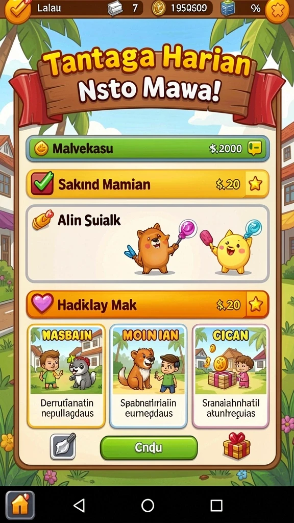 77ag - Tangkapan layar menunjukkan karakter utama dengan grafis yang menawan.
