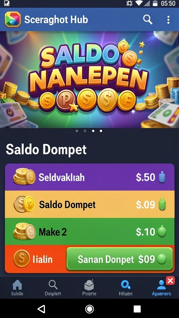 rich7 - Tampilan antarmuka pengguna yang menarik dan mudah dinavigasi.